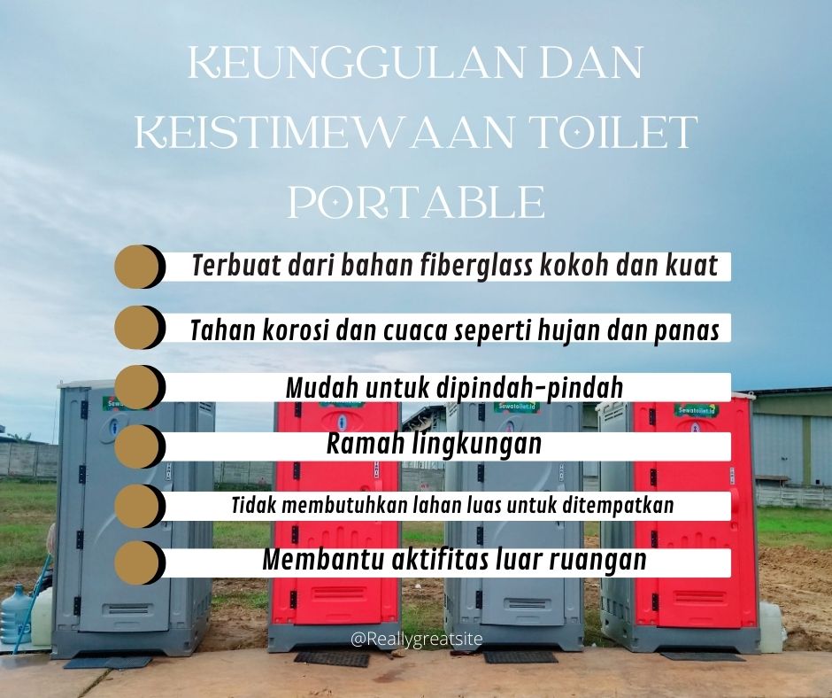 Sewa Portable  Toilet Bersih Steril Di Mangga Besar Jakarta Barat