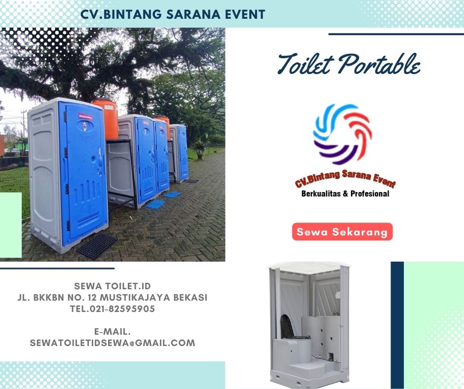 Sewa Toilet VIP dengan Closet Duduk Bersih Daerah Bekasi