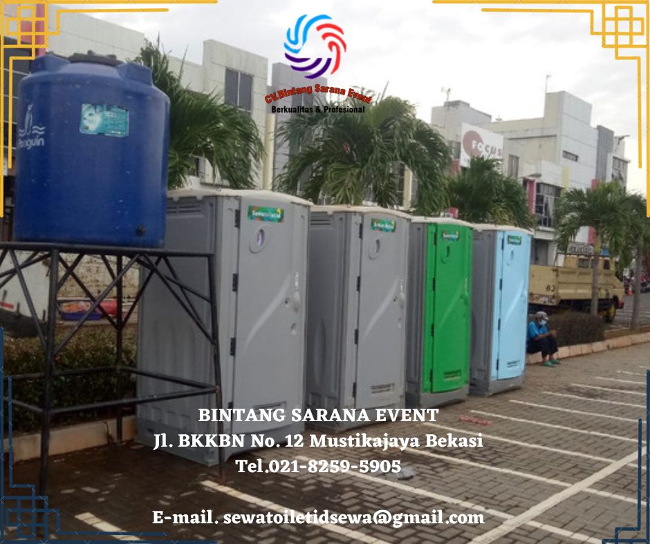 Tempat Peminjaman Toilet Portable Bersih Dan Sehat Bekasi