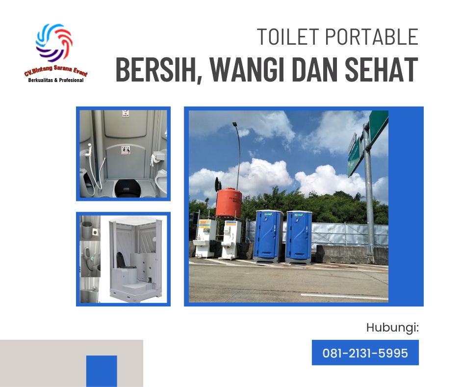 Penyewaan Toilet Portable Bersih Berkualitas Bandung