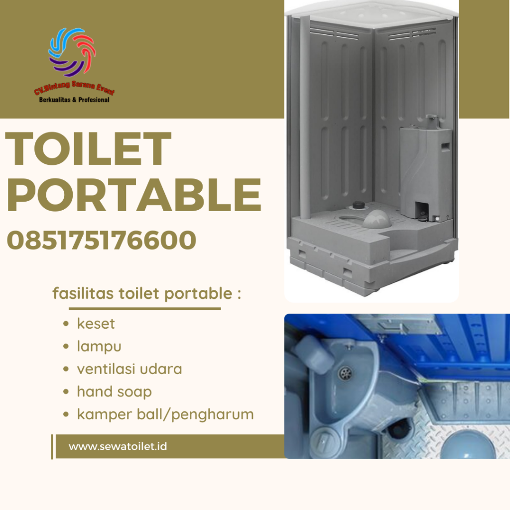 Jasa Rental Toilet Portable Standar dan VIP