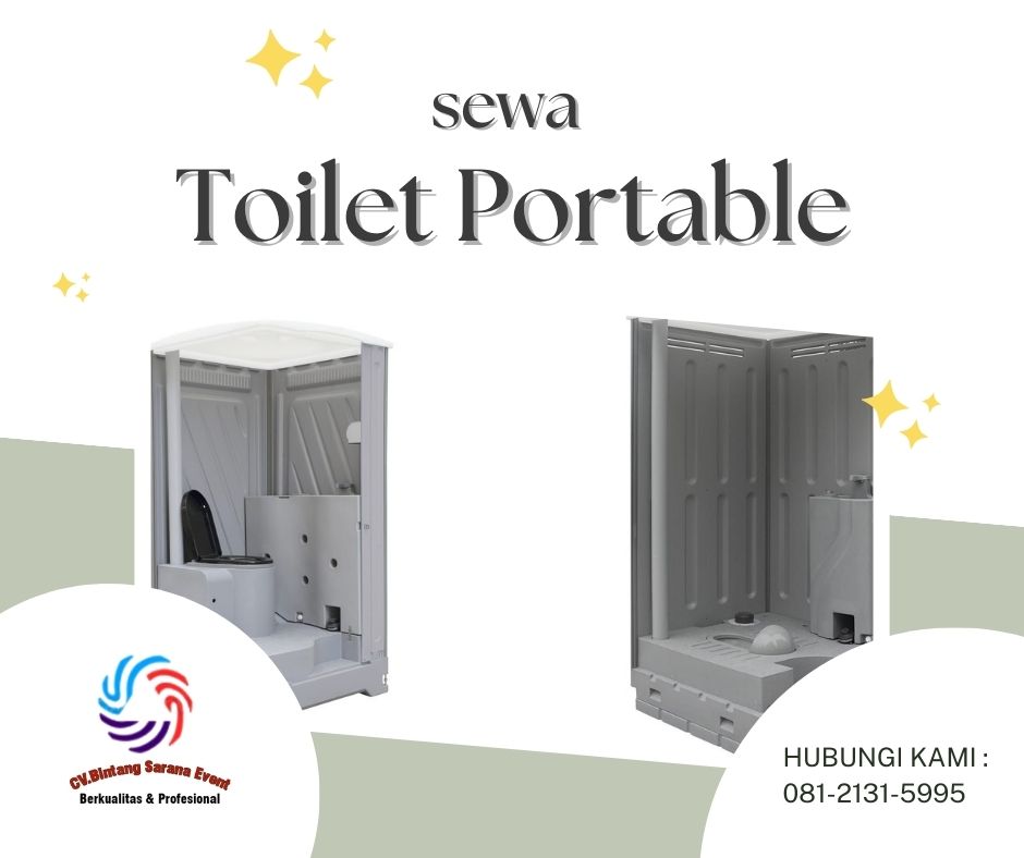 Sewa Toilet Portable Bahan HDPE Bekasi