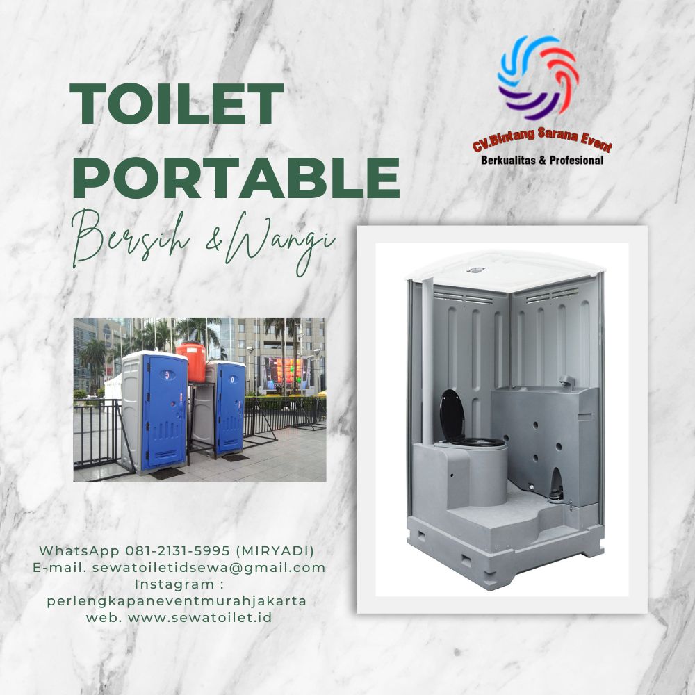 Direntalkan Toilet Portable VIP Kokoh Di Bekasi