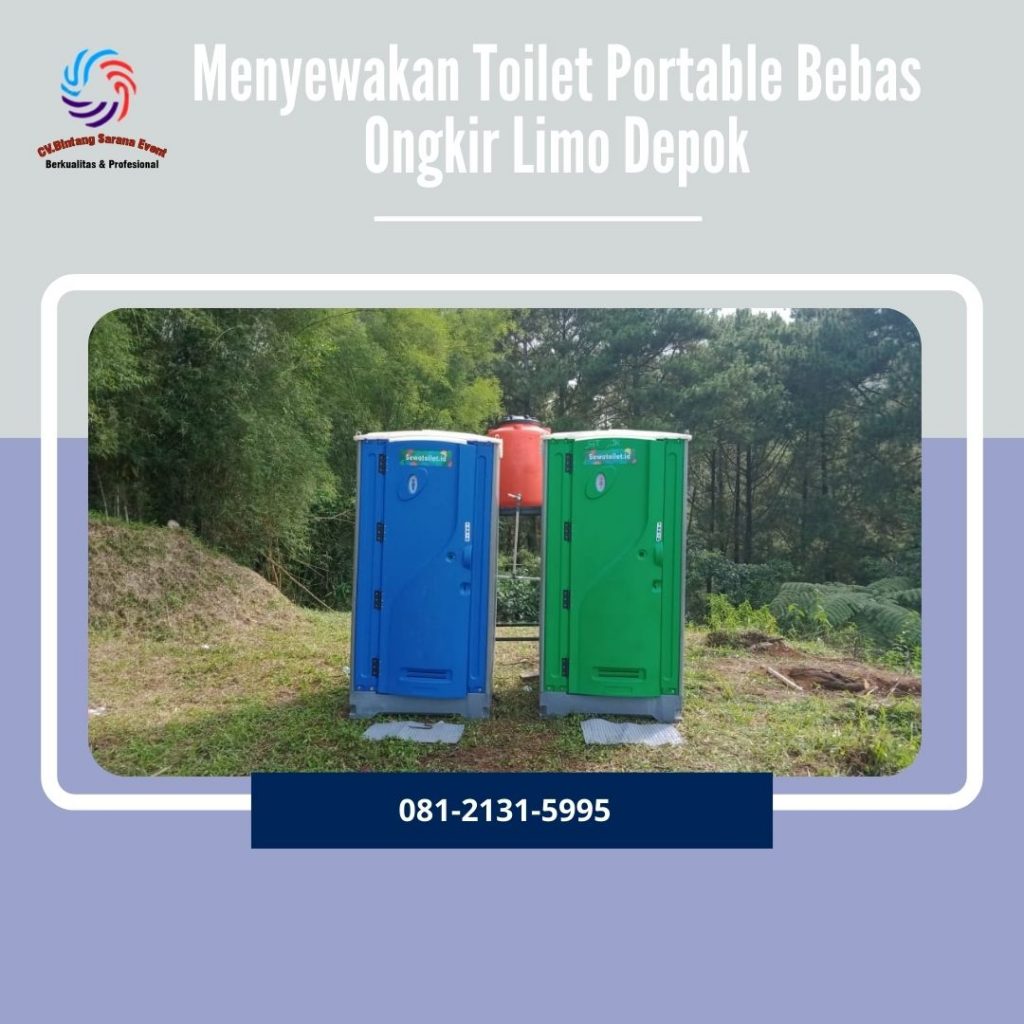 Menyewakan Toilet Portable Bebas Ongkir Limo Depok