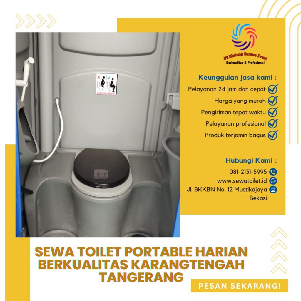 Sewa Toilet Portable Harian Berkualitas Karangtengah Tangerang