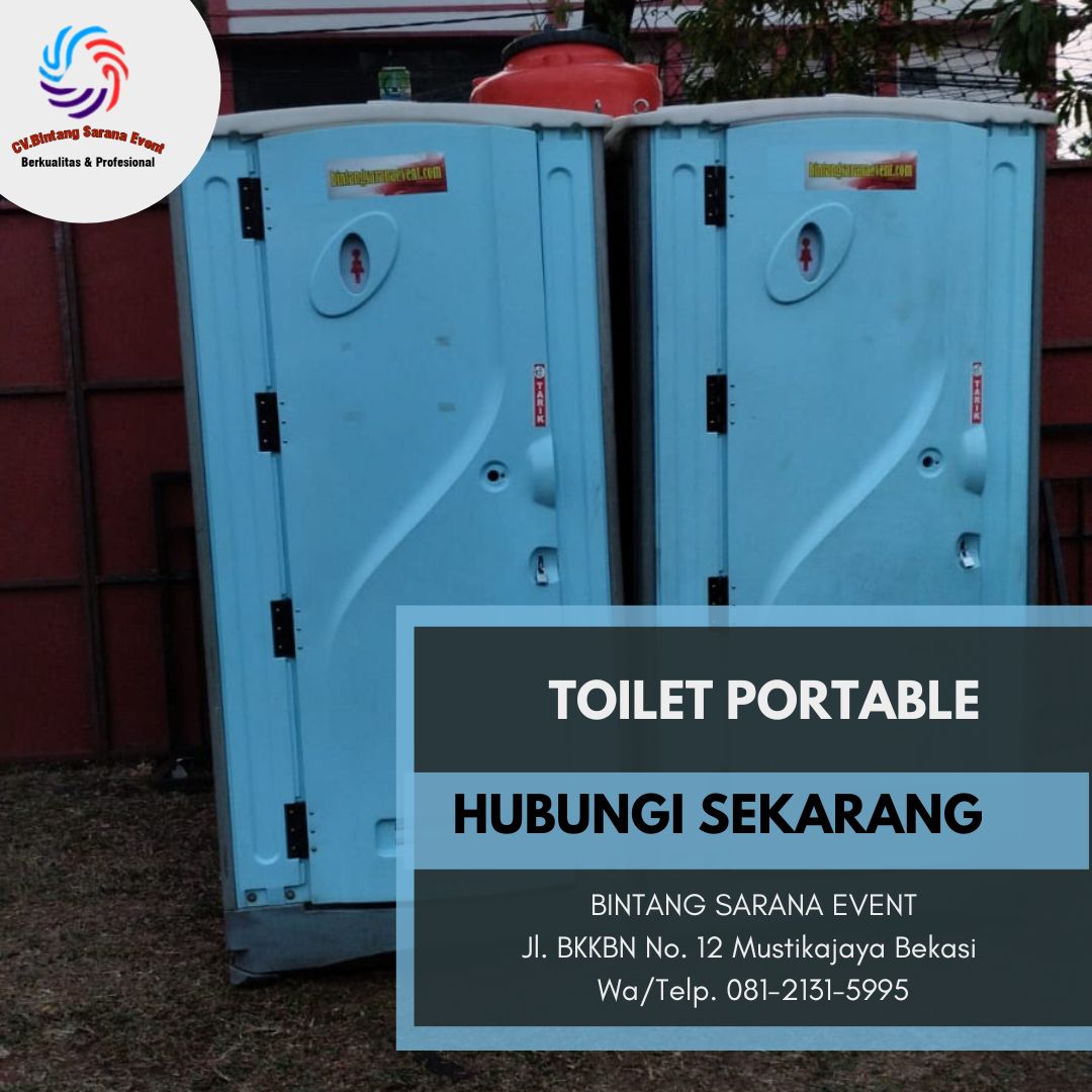 Sewa Toilet Portable Bersih Anti Mahal Bogor