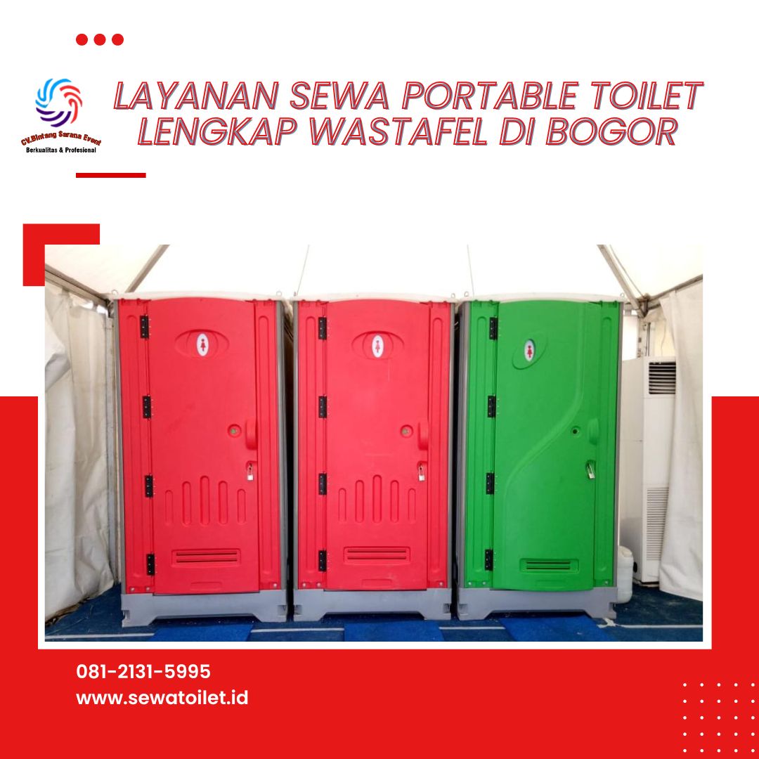 Layanan Sewa Portable Toilet Lengkap Wastafel Di Bogor