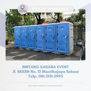Layanan Sewa Toilet Portable Ergonomis Harga Murah Bogor