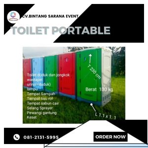 Sewa Toilet Portable Murah Berkualitas Dan Lengkap Jakarta