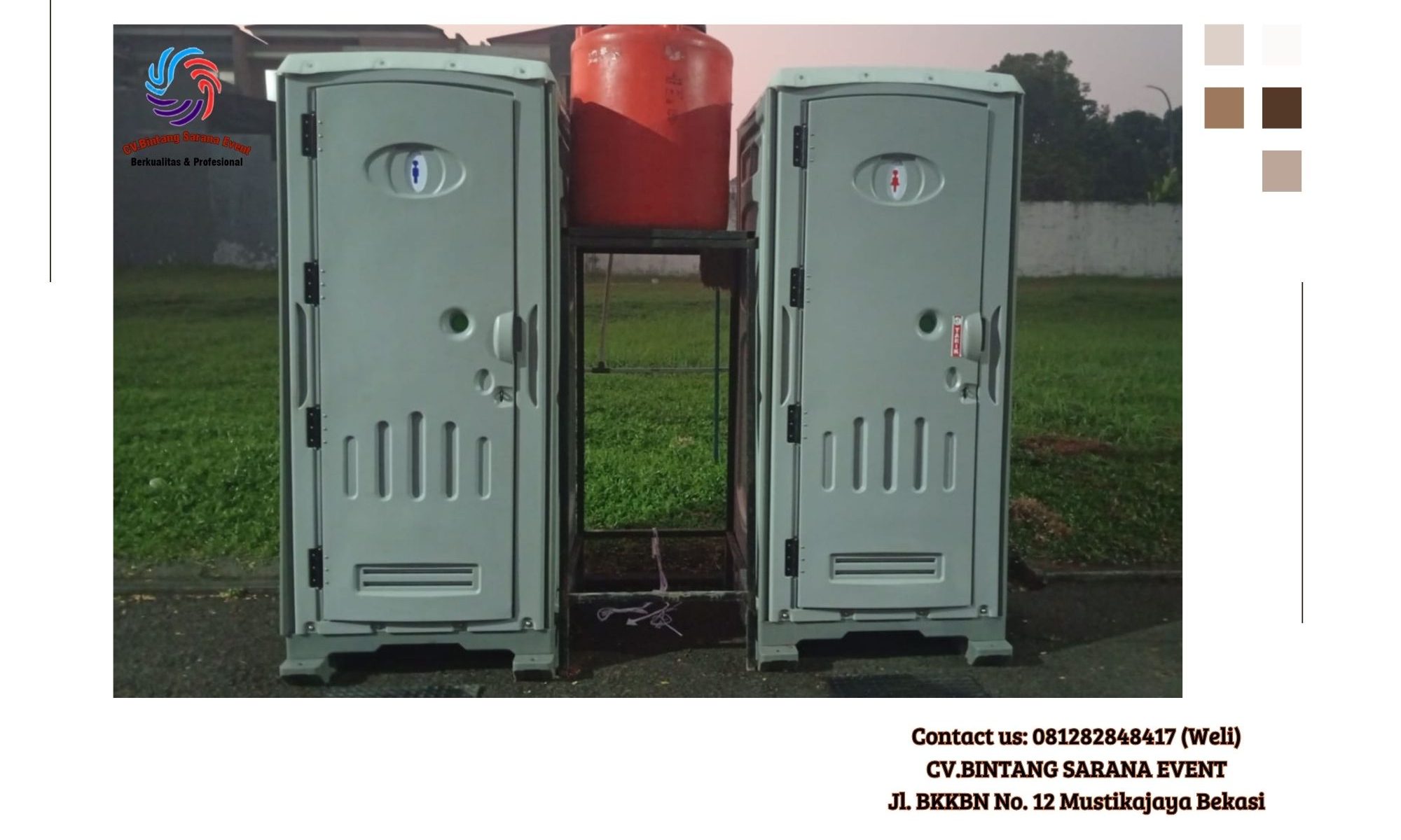 Jasa Sewa Toilet Event di Jakarta
