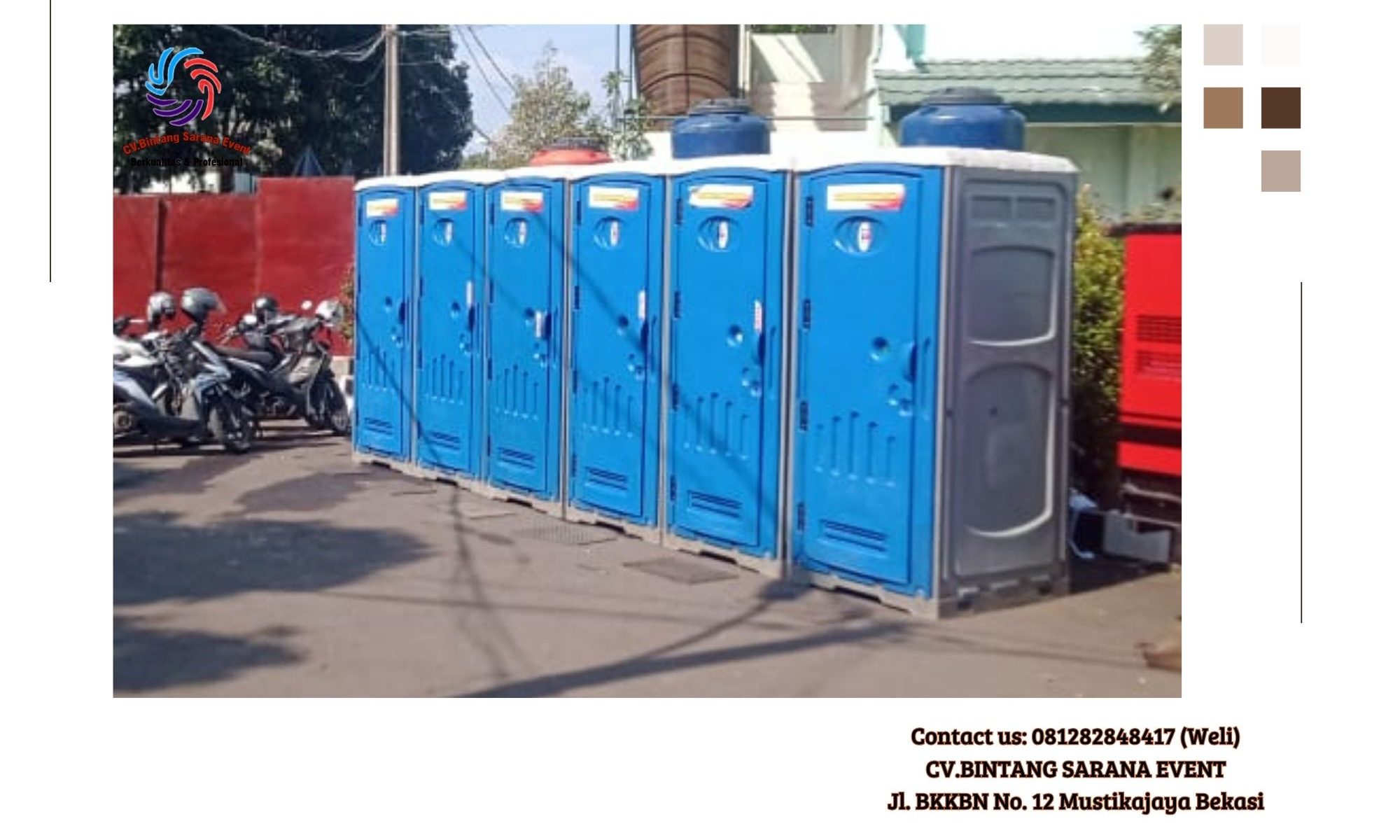 Pusat Sewa Toilet Portable Lengkap di Jakarta