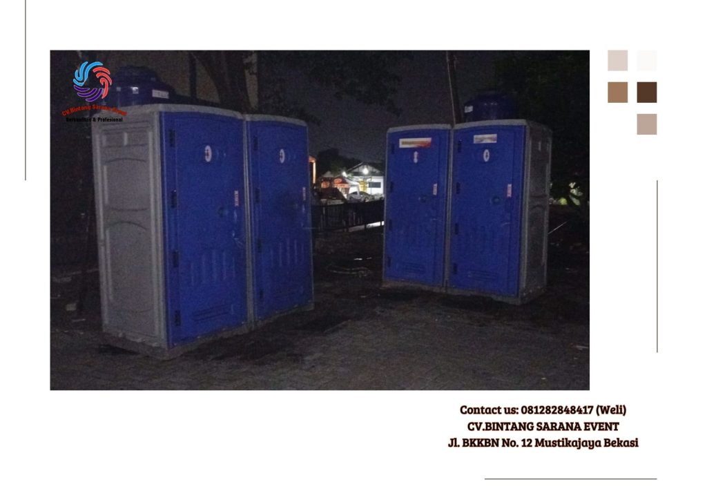 Pusat Sewa Toilet Portable Lengkap di Jakarta