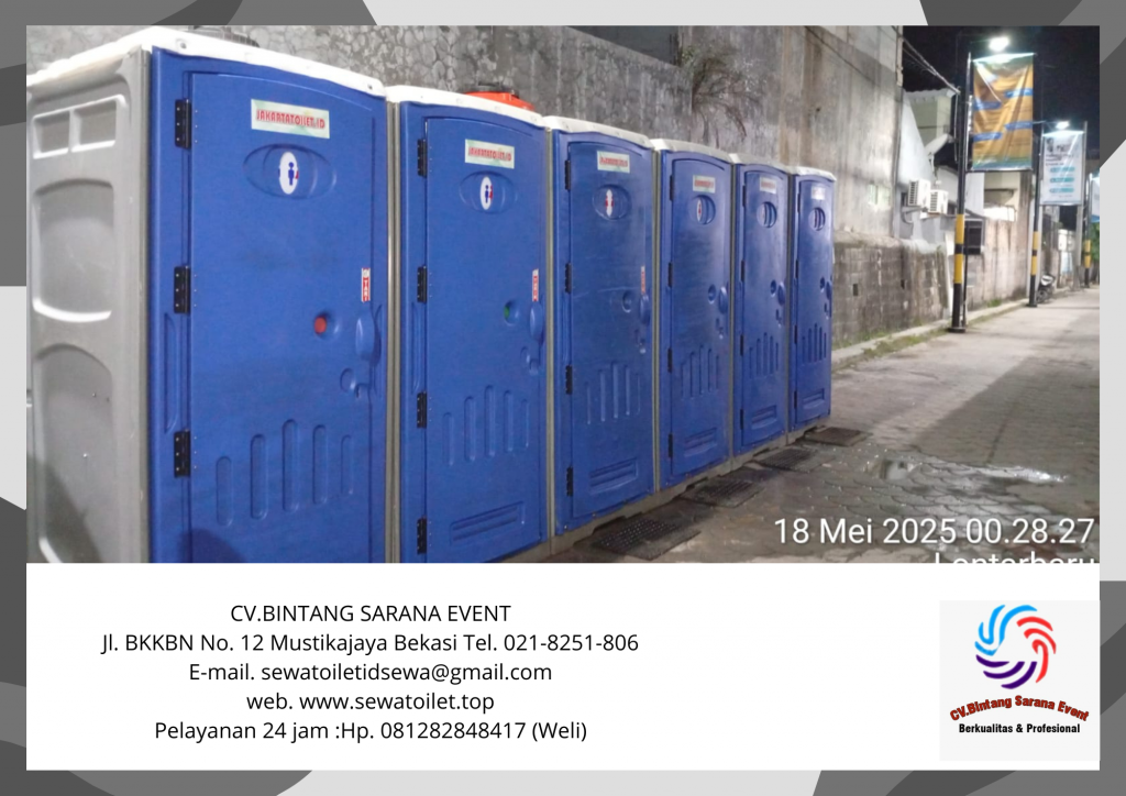 Sewa Toilet Portable Meja Tenda Jakarta