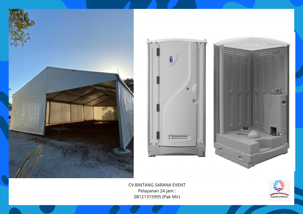 Sewa Tenda Roder Dan Toilet Portable Area Cikarang