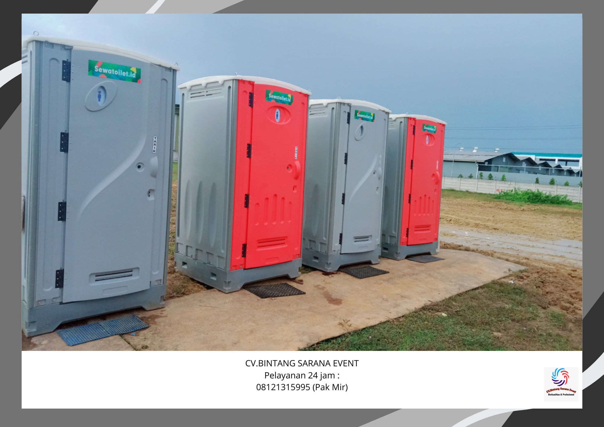 Jasa Sewa Toilet Portable VIP Area Bekasi